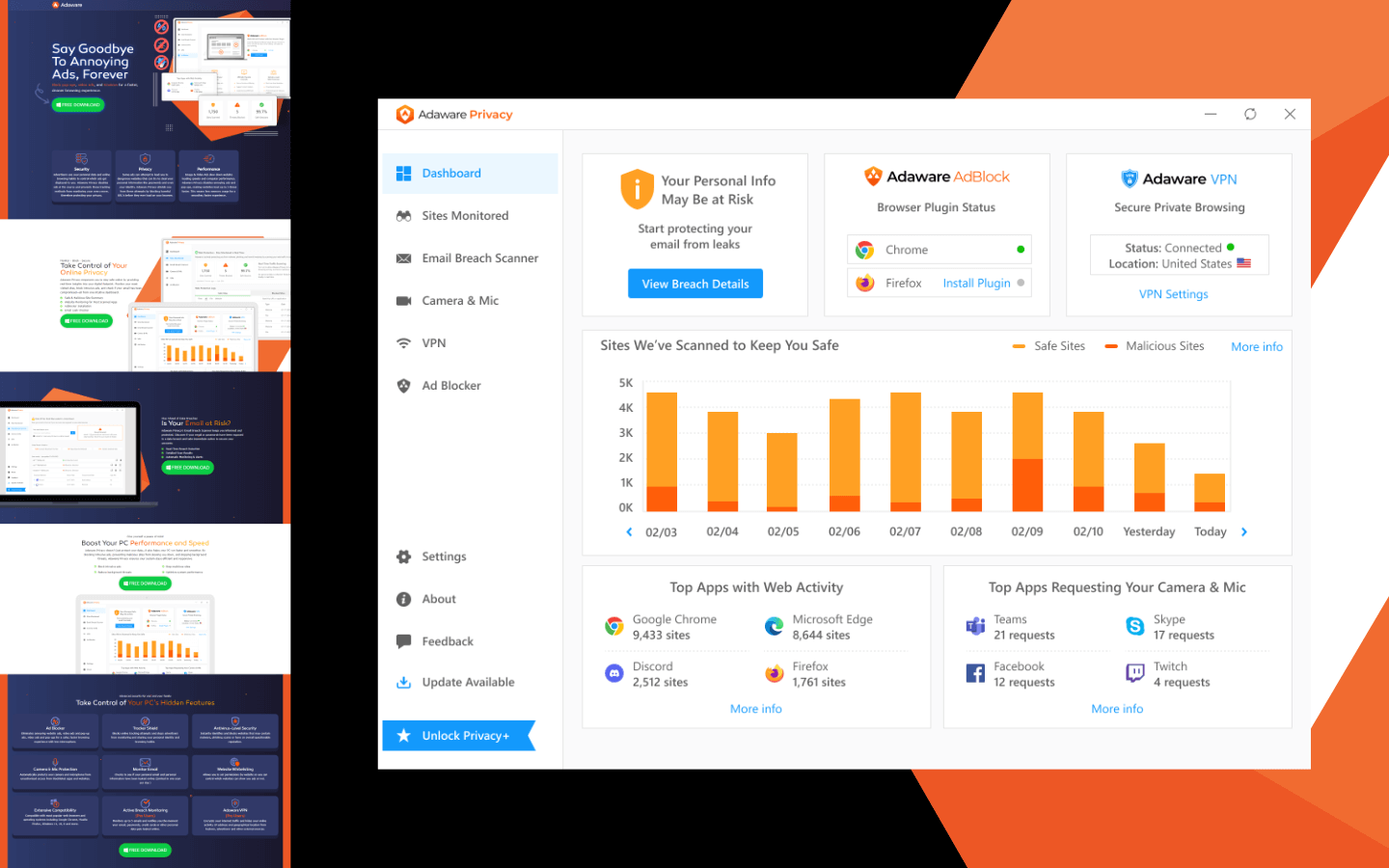 Adaware Privacy Suite — UX/UI Case Study Cover Image