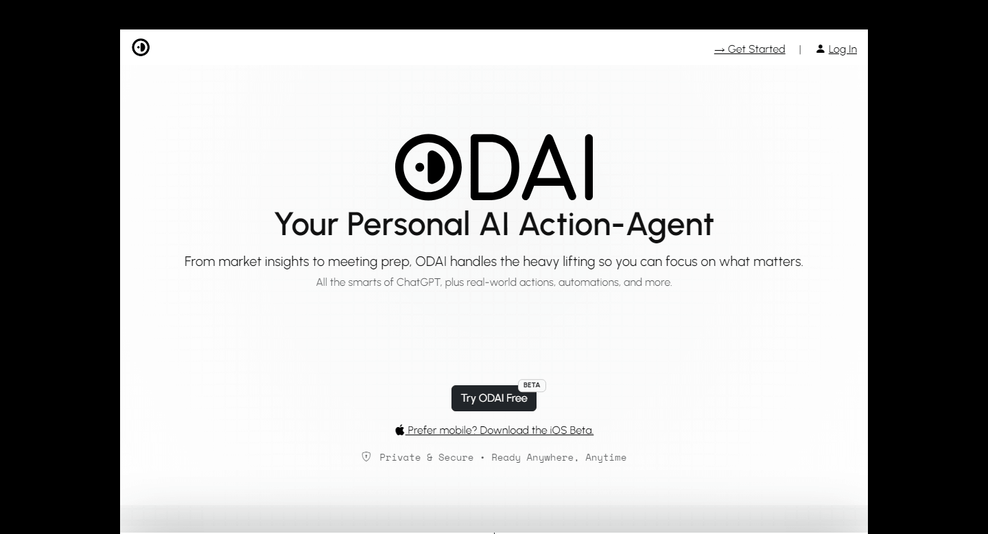 ODAI Marketing Page